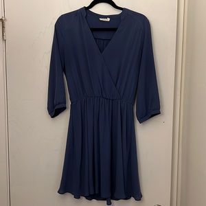 Lush Navy Blue Dress